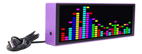 Analizador De Pantalla De Espectro Musical 16x24 Rgb 12 Dyna