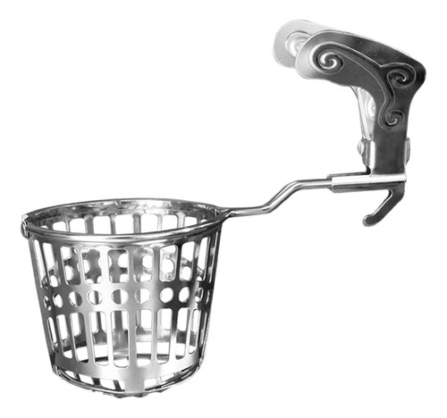 . Coador De Cozinha Anti Escaldadura Alça Para Fritar Colher