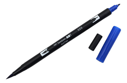 Tombow Marcadores Dual Brush Abt - Color 555 Ultramarine