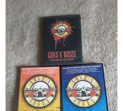 Dvds Guns N Roses Lote Con 3