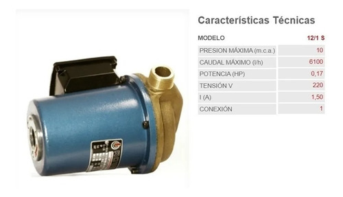 Imagen 3 de 9 de Bomba Recirculadora Rowa 12/1s Sanitaria En Bronce 220v