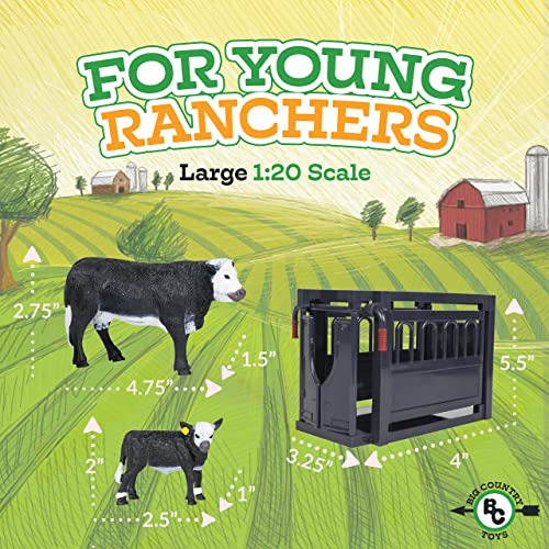 Big Country Toys 12-piece Ranch Set - Farm Animal Wytxr