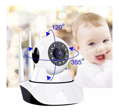 Cámara Bebe Inalámbrica Vigilancia Visión Nocturna Wifi Hd