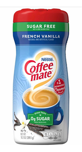 Coffee Mate French Vanilla Sugar Free 289g Importado