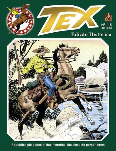 Tex Edição Histórica Nº 115 - Vol. 115: Cão Amarelo, De Bonelli, Gian Luigi. Editora Mythos, Capa Mole Em Português
