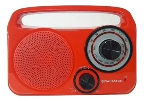 Radio  Daihatsu D-RP400 Rojo analógico