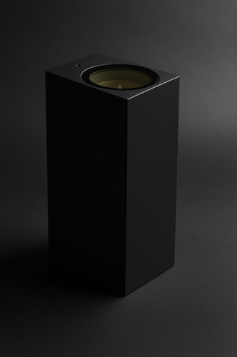 Aplique Exterior Bidireccional Led Gu10 Negro Jet 180
