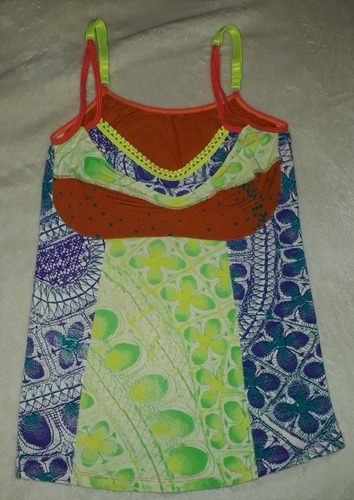 Musculosa Juana De Arco Tiras Regulables Talle 2