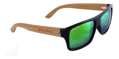  Lente Madera Gafa De Sol Palmtree Sierra Uv400 Bamboo