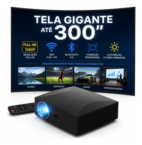 Projetor F30 Ii Original Loja Vegas - Kit Copa 2026 | Parcelamento