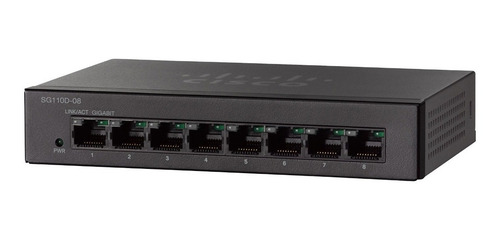 Switch Cisco Sg110 8 Puertos Gigabit Ideal Pyme Empresas