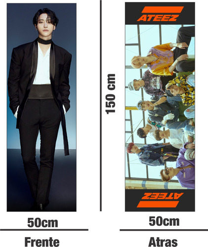 Cojin Dakimakura Ateez Kpop Seong Hwa