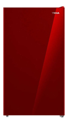 Frigobar Teka Easy 4pies Cúbicos Rsr 10520 Gbk Puertacristal Color Rojo