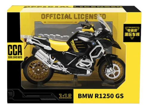 Moto Bmw R1250 Gs Escala 1:12 De Colección