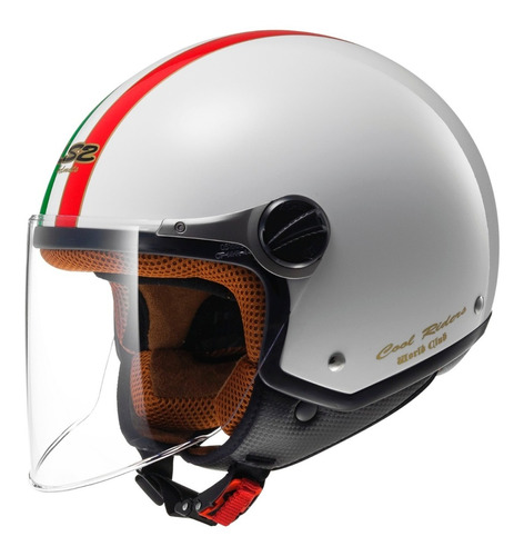 Casco Abierto Moto Ls2 560 Trip Blanco