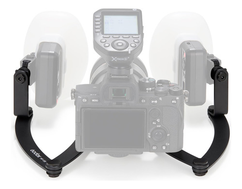 Soporte De Flash Godox Mf-db Flexible Con Soportes Dobles Pa