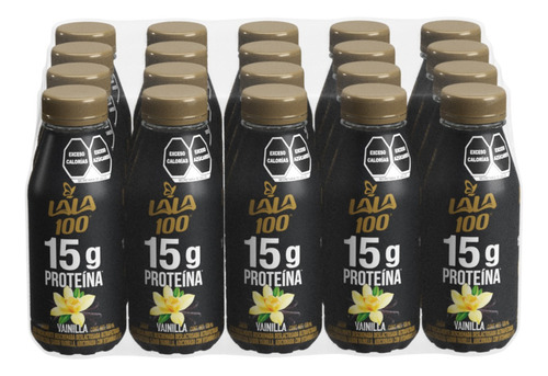 Lala 100 Leche Sin Lactosa Sabor Vainilla. 20 Pzas De 330 Ml
