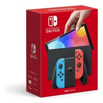 Comprar Consola Nintendo Switch Oled 64gb Azul Rojo Blue Red Neón