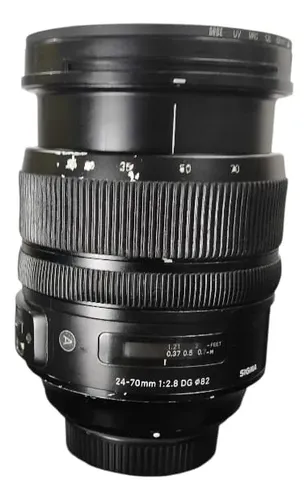 Lente Sigma 24-70mm F2.8 Art Dg Os Hsm Seminova Impecável