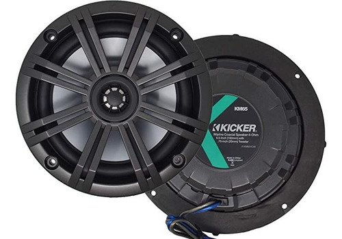 Par De Kicker 41km654cw 6.5  Y 2 Vías Coaxial De 4 Ohmios Ma