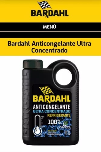 Anticongelante Ultraconcentrado Bardahl 1lt 