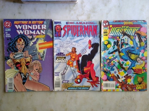 Revista De Wonder Woman,spiderman Y New Warrios