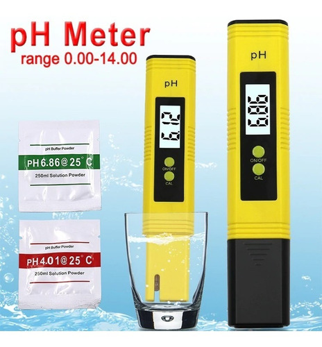 Medidor De Ph  Digital Peachimetro Piscina, Hidroponía  Agua