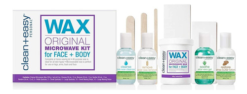 Clean + Easy - Kit De Microondas Para Cara Y Cuerpo 12 Unid