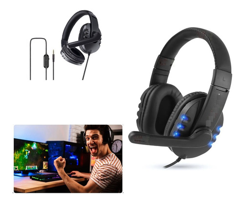 Diademas Con Microfono Audífonos Diadema Gamer Auriculares