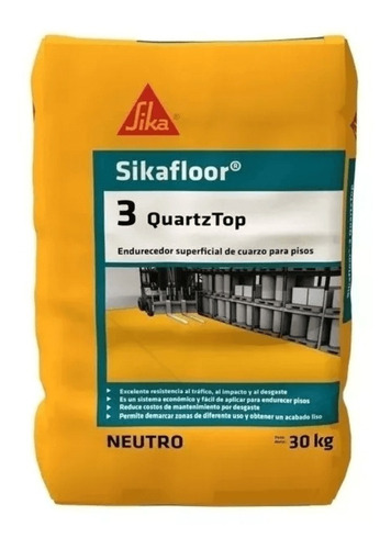 Sikafloor 3 Quartz Top Endurecedor Para Hormigón X 25 Kg