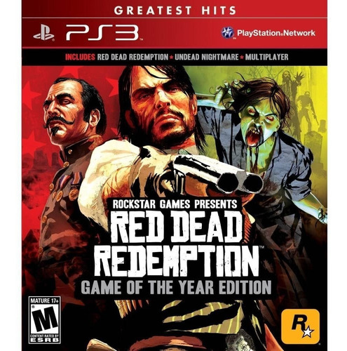 Red Dead Redemption Game Of The Year Ps3 Mídia Física Lacrad