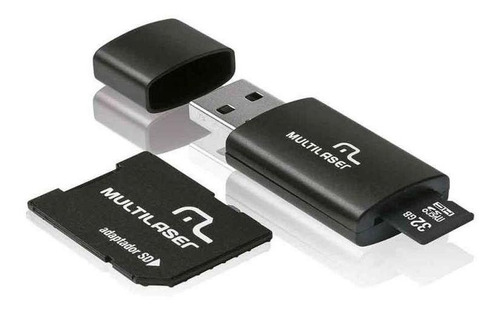 Adaptador 3 Em 1 Sd + Pendrive +cartão De Memória Classe 10