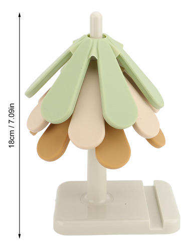 Aislamiento Térmico Plegable Tree Trivet Resistente Al Calor