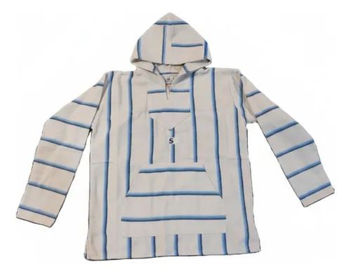 Sudadera De Jerga Mexicana Sudadera Tejida En Algodon Tipo Jerga