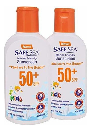 Protección Solar Para Niñ Safe Sea Spf50+ Kids Sunscreen