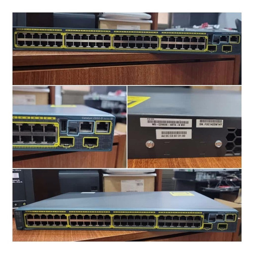 Switch Cisco Catalyst 48p 10/100/1000 Ws-c2960-48ts-s