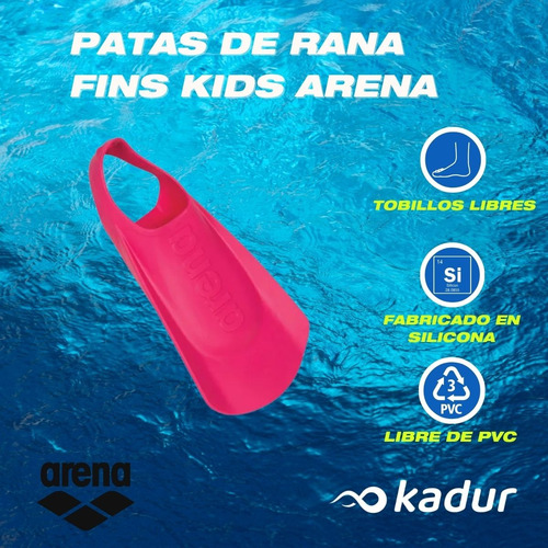 Aletas Natacion Pileta Infantiles Patas De Rana Arena