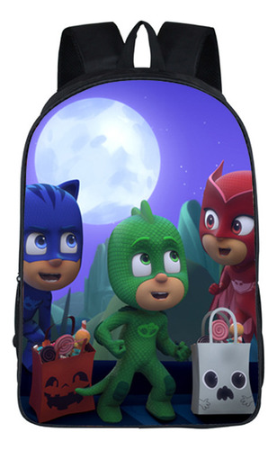 Zh Mochila Escolar Gran Capacidad For Pijama Little Hero St