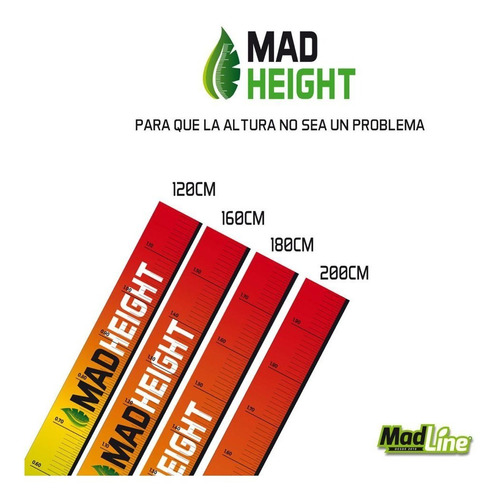 Imagen 2 de 9 de Centímetro Para Indoor Mad Height 160cm Accesorio Cultivo