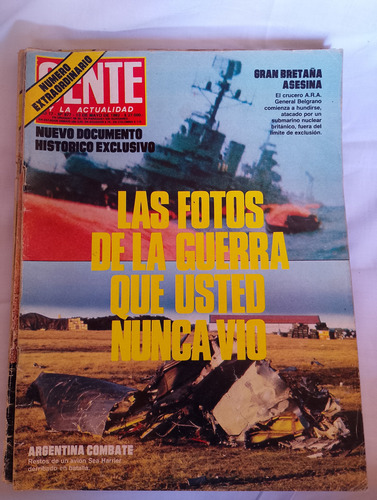 Revista Las Fotos De La Guerra - Gente - Ed. 877 - Arg. (Usado)