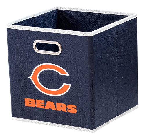 Contenedores De Almacenamiento Nfl, Cubo Plegable + Ces...