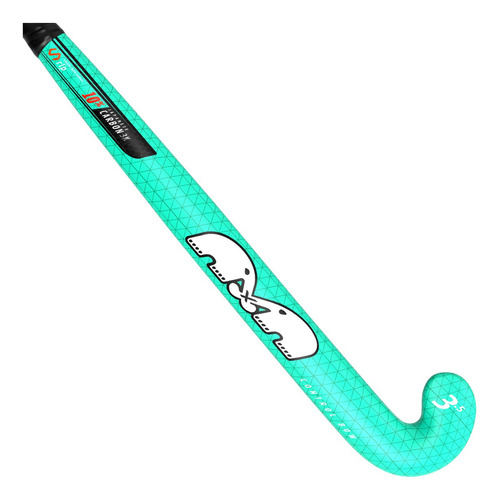 Palo Tk Hockey 3.5 Control Bow Fibra Vidrio Carbono 36.5 Color Aqua Talle 36.5