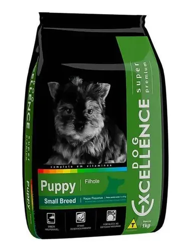Ração Dog Excellence S.p. Puppy Small Breed 1kg | MercadoLivre