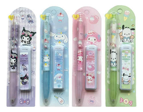 Portaminas Sanrio Friends Kuromi Cinnamoroll Melody Pochacco