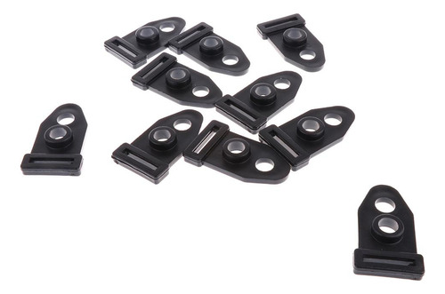 10pcs Clip And Clamp Set Survival Feet Clamp Sujetadores Al