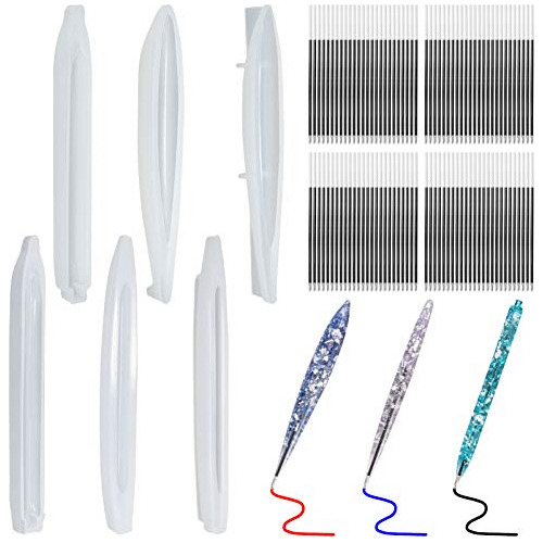 Laszola - Moldes De Resina Con Forma De Bolígrafo De Silicon