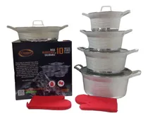 Comprar Ollas Valeska Roca Volcánica Resistente  Y Ecologicas 10 Pcs