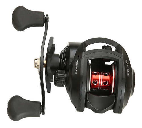 Carrete De Pesca Ultra Suave 17 + 1 Bb Baitcasting Baitcaste