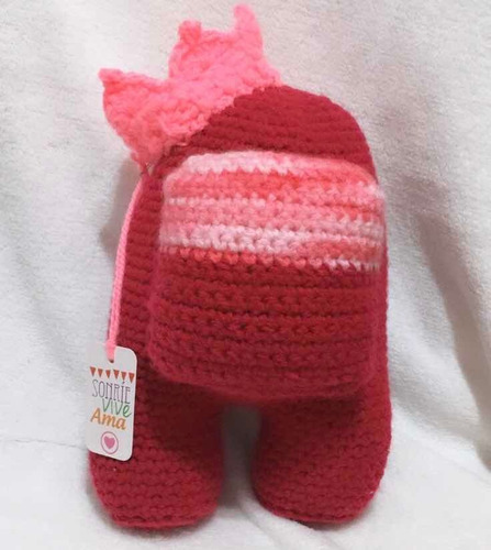 Among Us Tejido En Crochet 20 Cm