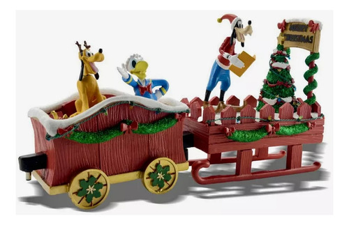 Tren Navideño Disney Decorativo Con Luz Led Y Sonidos